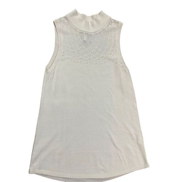 RVCA Eyefix Tunic in Vintage White sz Small sleeveless tank - Picture 7 of 10